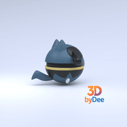 Riolu Pokeball 3d model