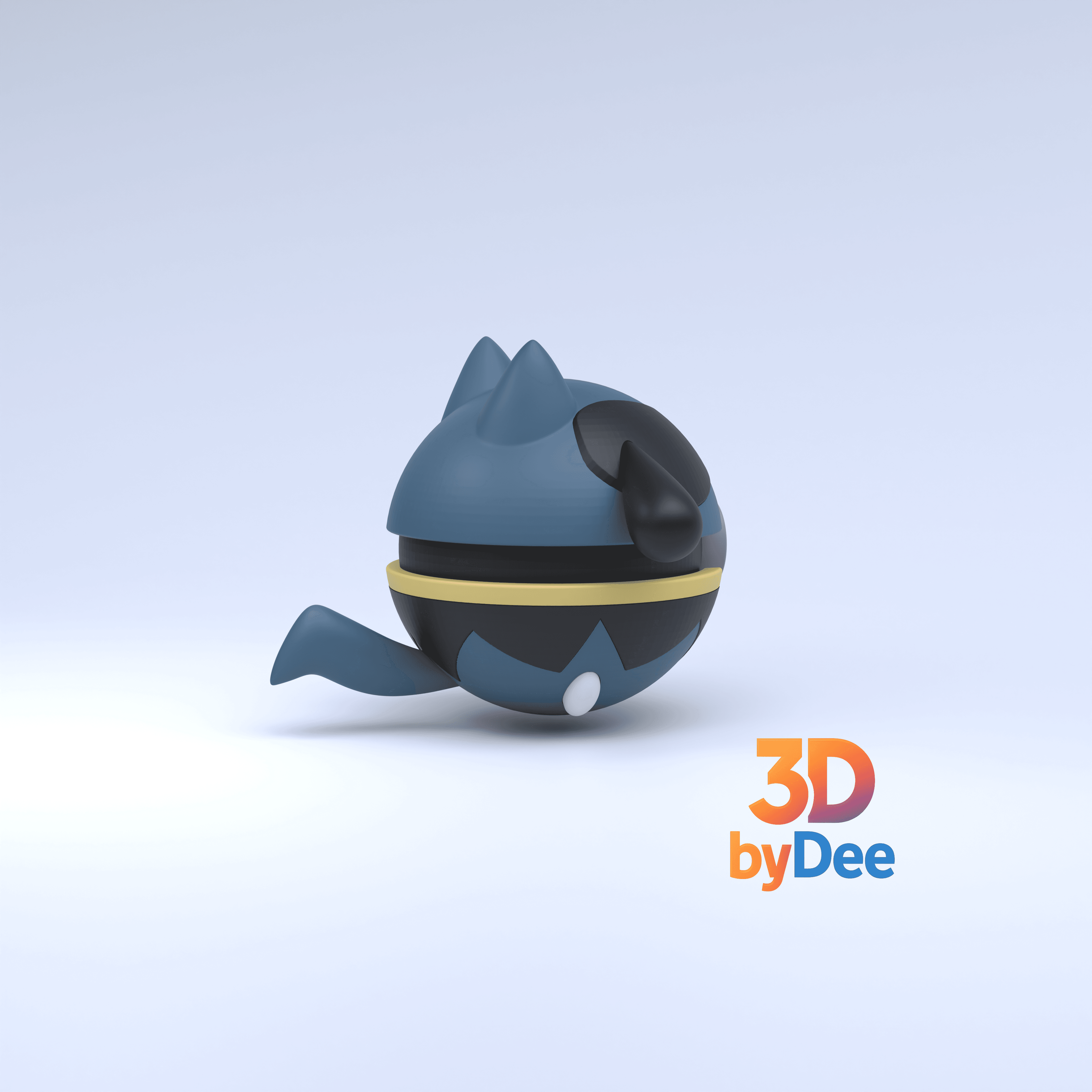 Riolu Pokeball 3d model