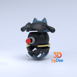 Riolu Pokeball 3d model