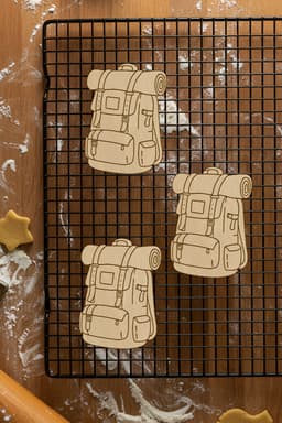 Bag Cookie Cutter, Biscuit Cutter 3d model
