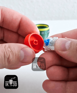 Mini Nuke Clicker Fidget Toy / Keychain / 3MF Included 3d model