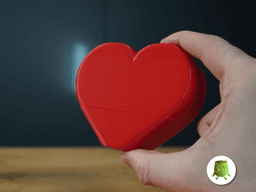 Heart Hand Surprise Heart 3d model