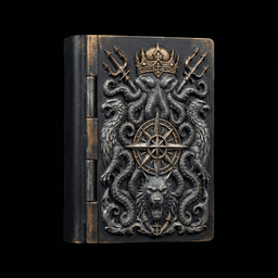 Kraken King Nautical Book Box 3d model