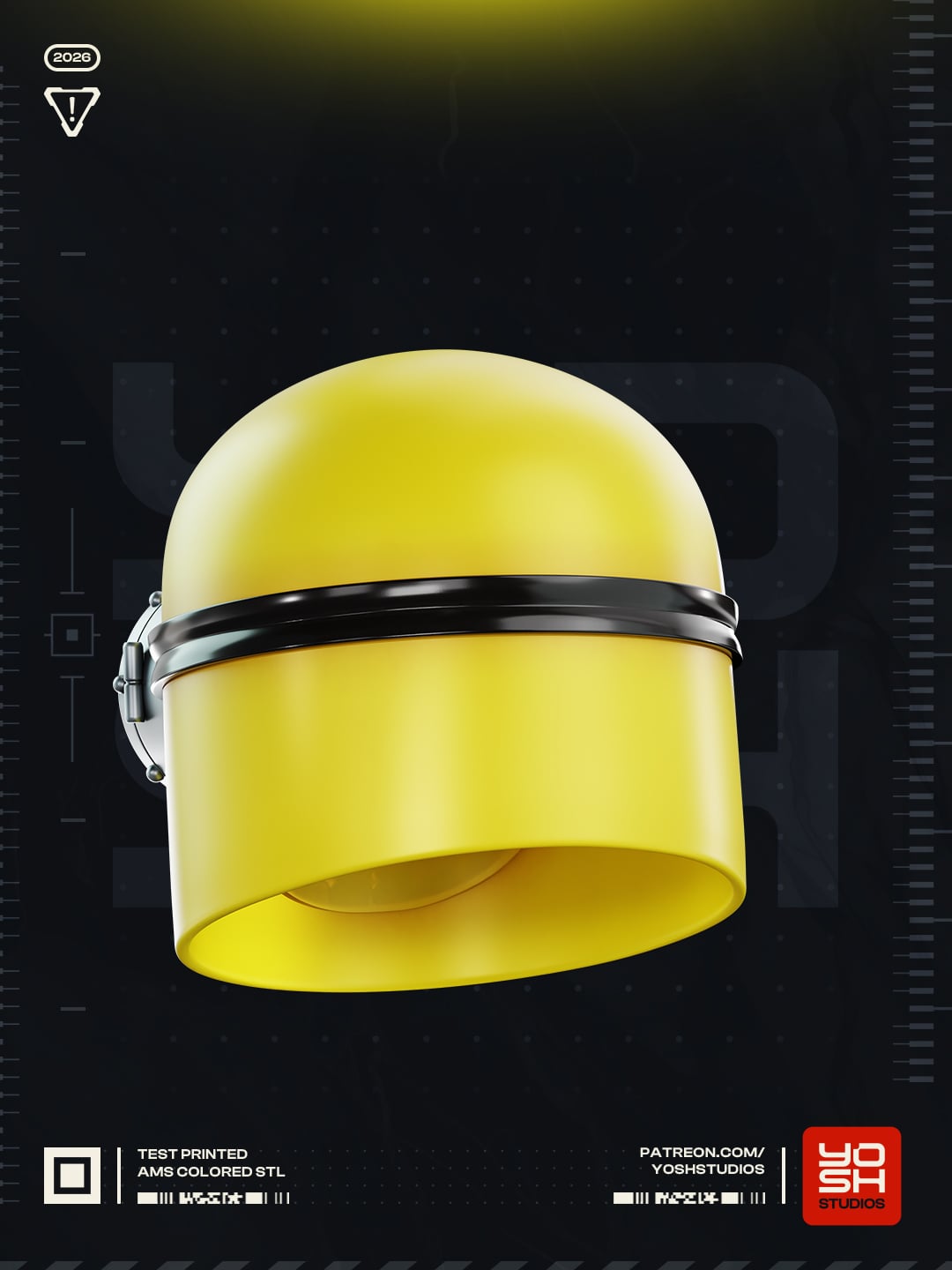 Banana Mask 3D Printer STL File 3d model