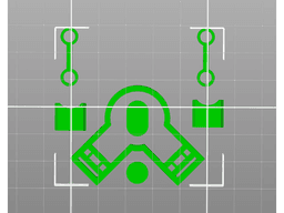 Kinetic Extruder Visualizer Engine with wider pistons from JohnyR 3d model