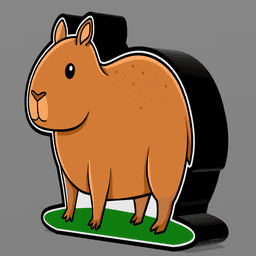 Capybara Light Box 3d model