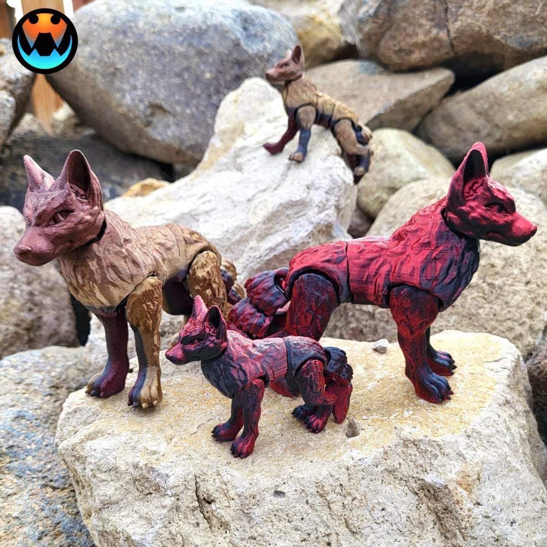 Cinder Wolf 3d model