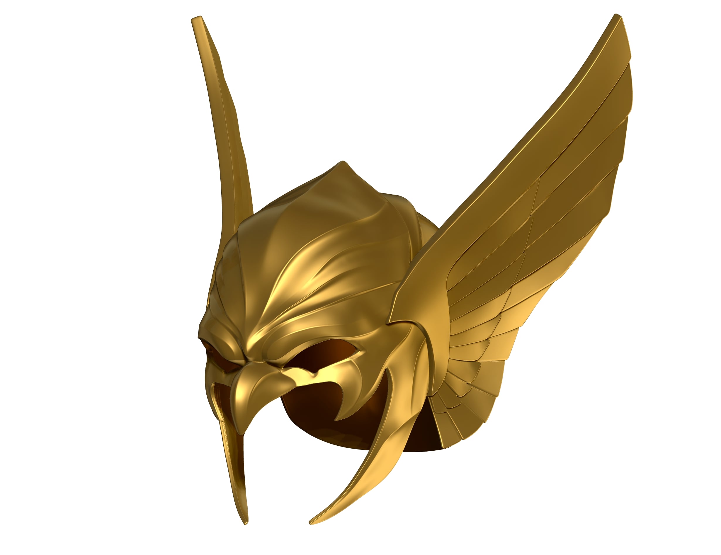 Hawk man Helmet Mask 3d model