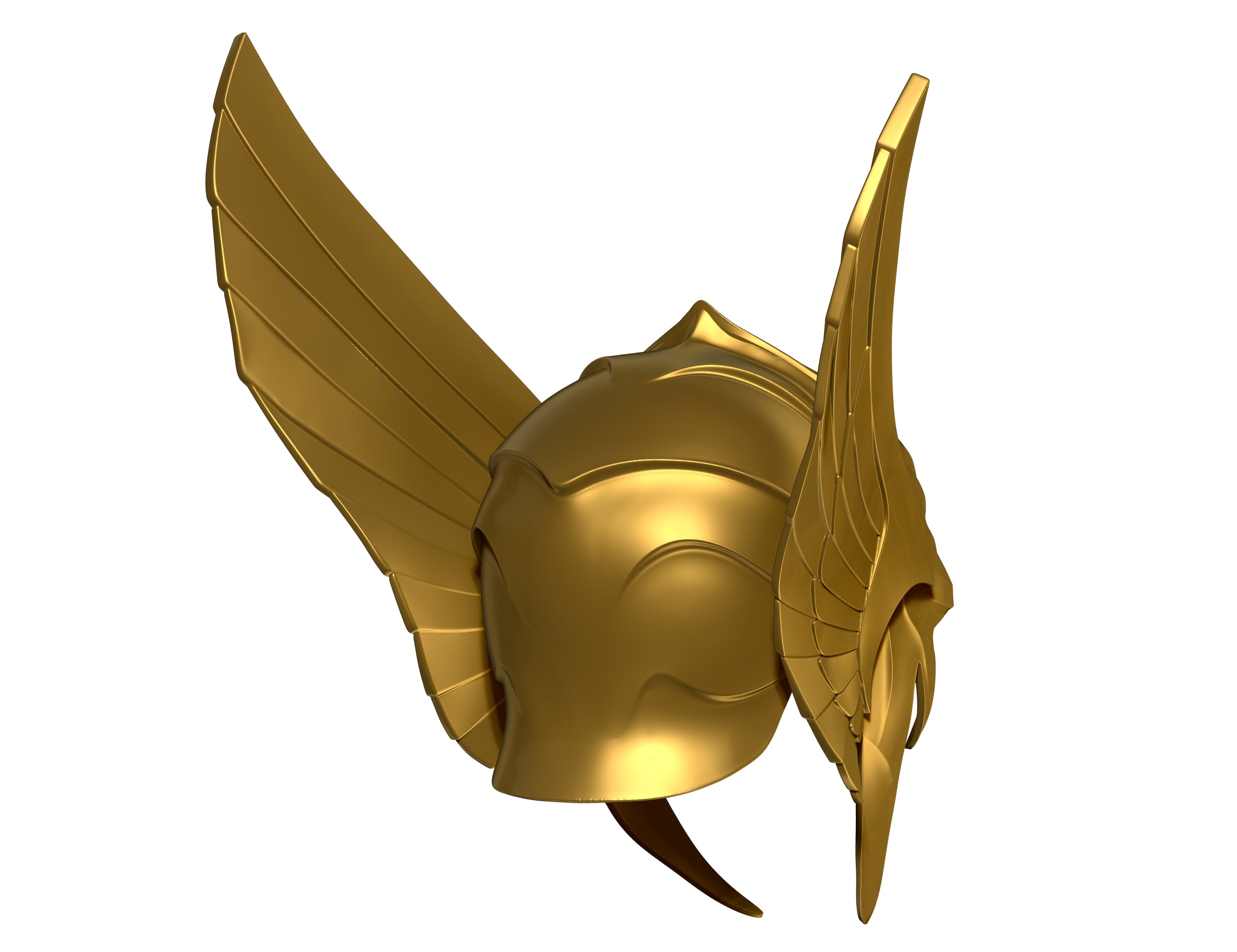 Hawk man Helmet Mask 3d model