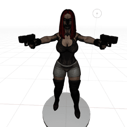 Secret Agent Babe V2 3d model