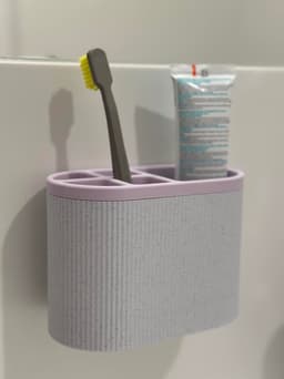 Wall hanging toothbrush holder 3d model
