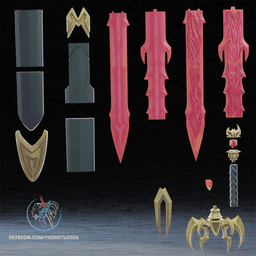 Blade Sword Marvel Rivals 3D Printer STL File 3d model