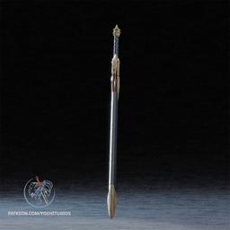 Blade Sword Marvel Rivals 3D Printer STL File 3d model