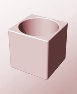 CS68-75 Stackable bin box module for creative home decor 3d print stl 3d model