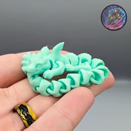 flexi chonky soft dragon 3d model