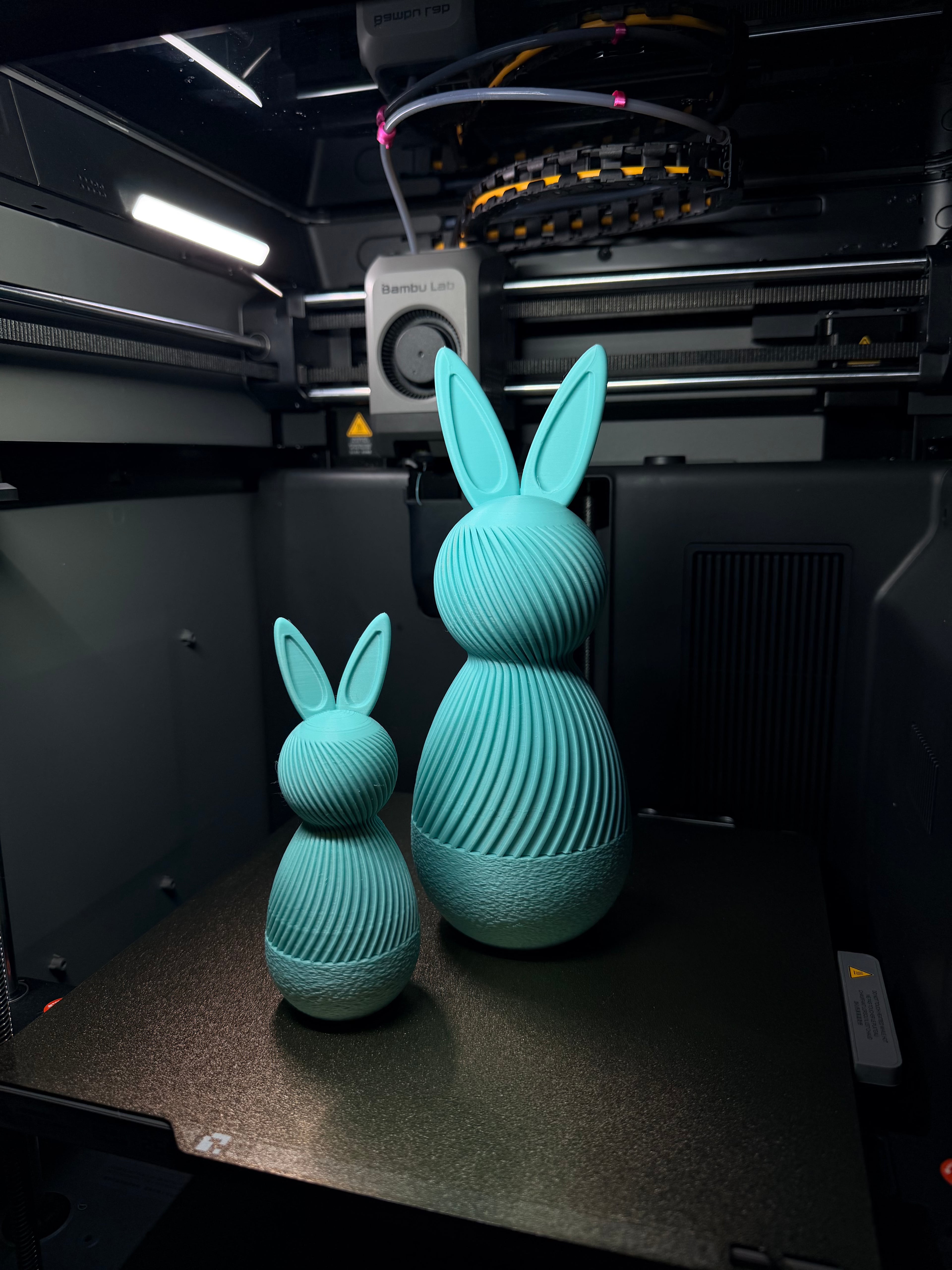 Modern Easter Bunny Container Set – Candy Box 3d model