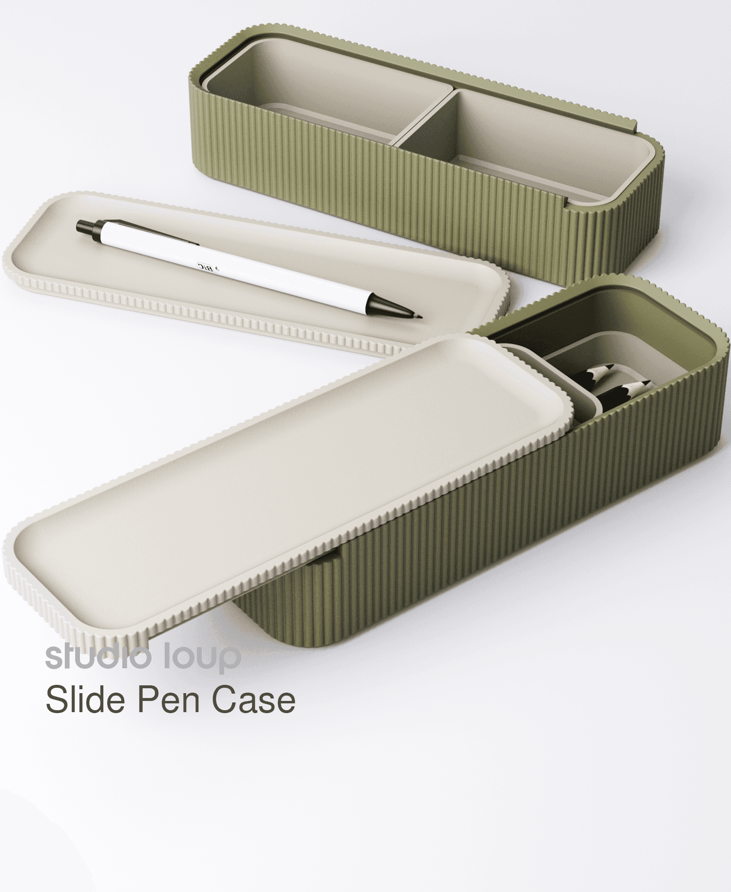 Slide Pen Case 3d model