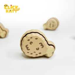 Drumstick - Clicker Fidget Toy Keychain 3d model