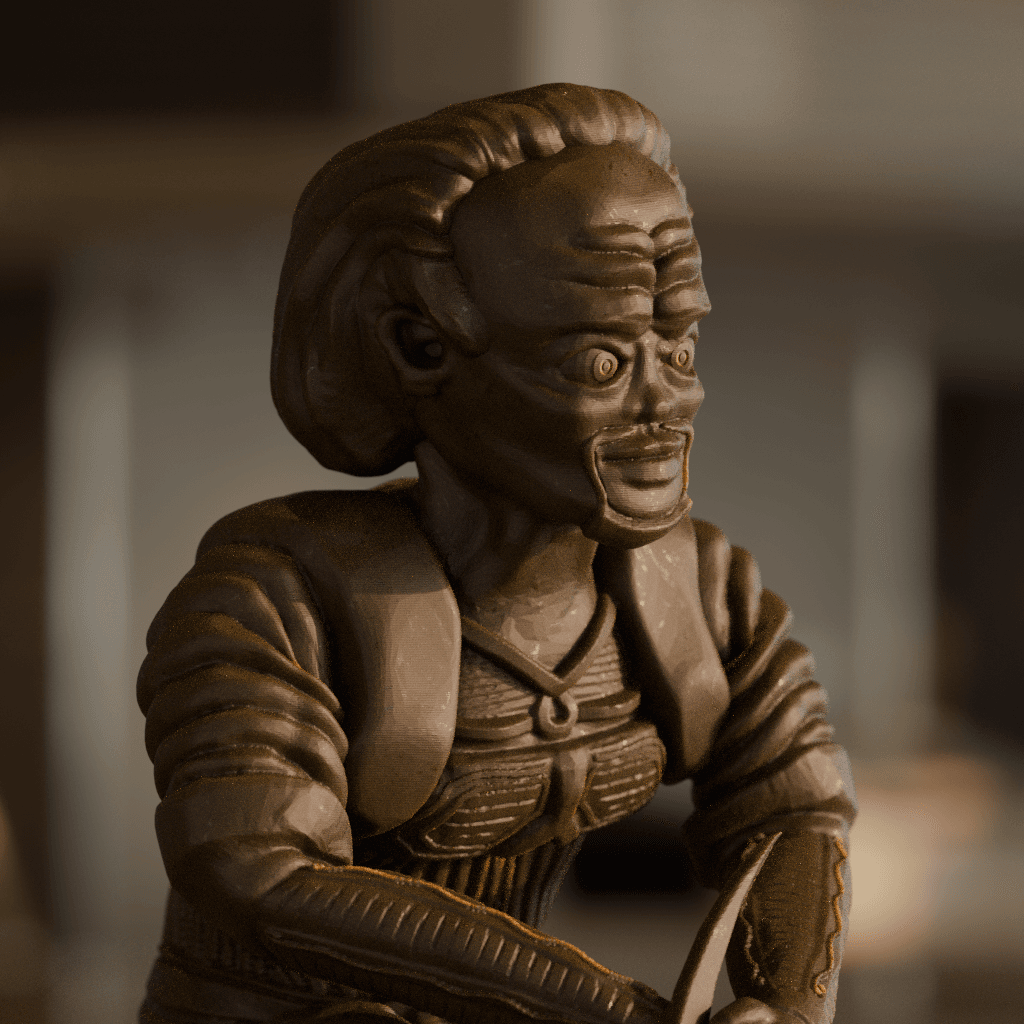 Klingon Warrior Figure 3d model