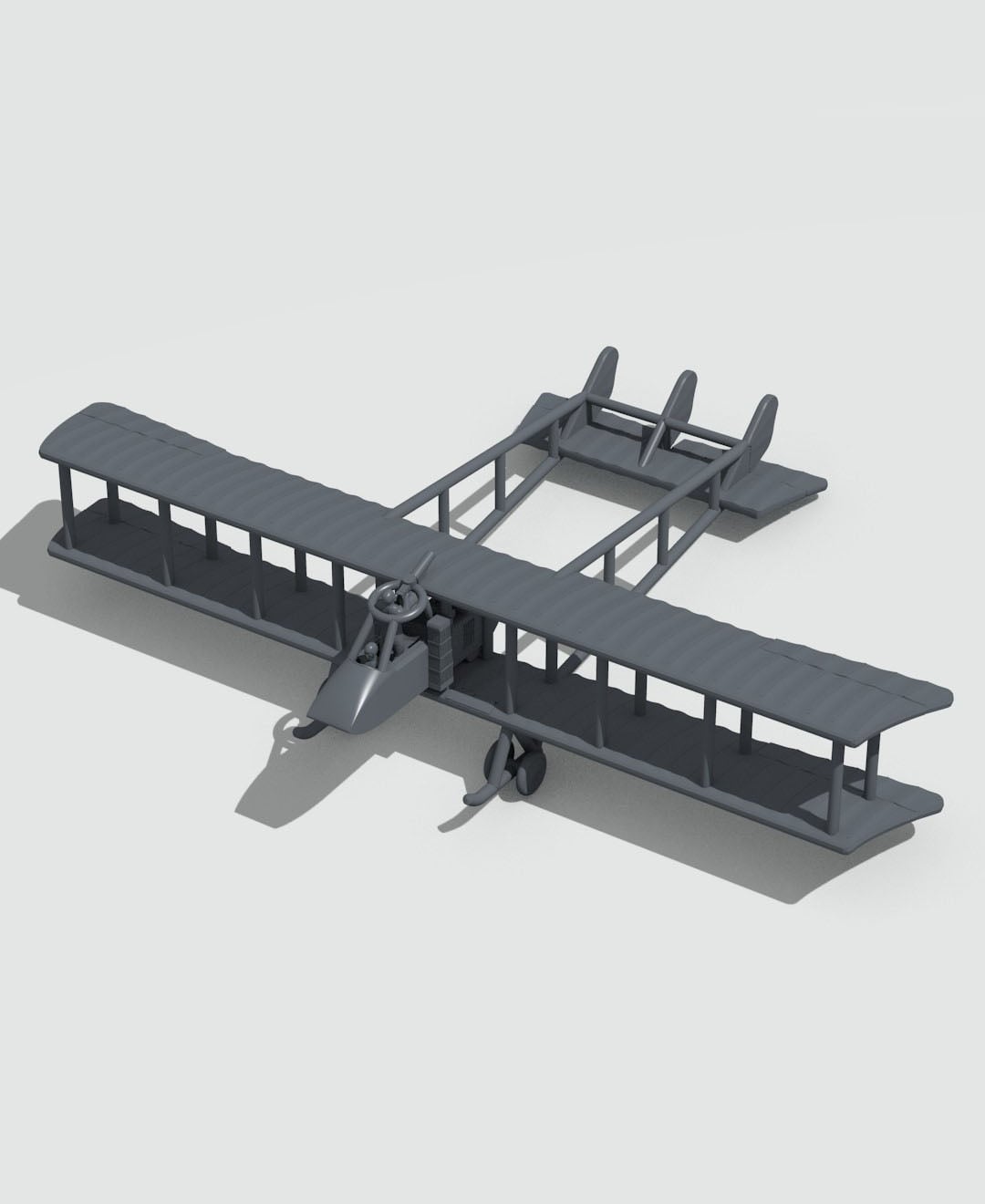 1:144 Savoia-Pomilio S.P.2 3d model