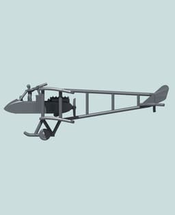 1:144 Savoia-Pomilio S.P.2 3d model