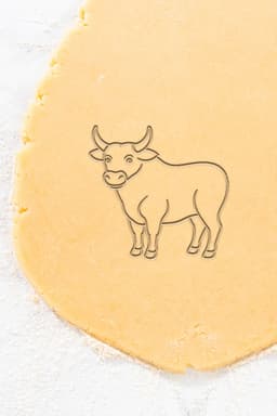 Bull Cookie Cutter, Biscuit Cutter 3d model