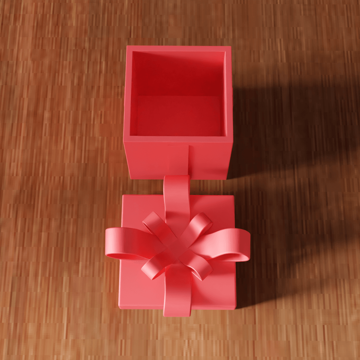 Valentine Gift Box - Decorative Storage Box Organizer 3d model