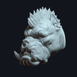 Tarek DreadBone_mohawk.stl 3d model