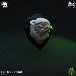 Chief Enforcer Gavel - Trophy 3d model