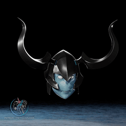 Iron Shadow Helmet 3D Printer File STL 3d model