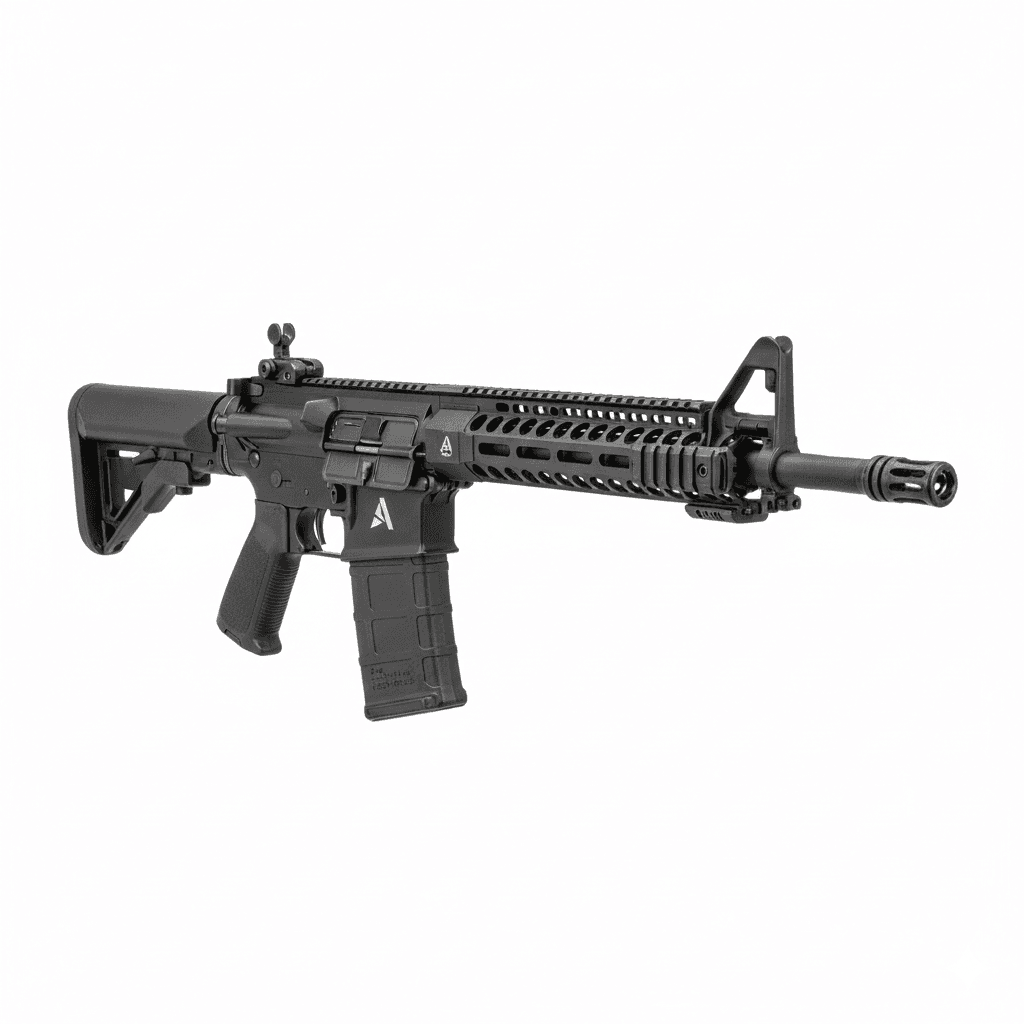 Gun Aero Precision AR15 Rifle 3d model