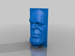 Thanos: 3D Lithophane Following Head 3d model