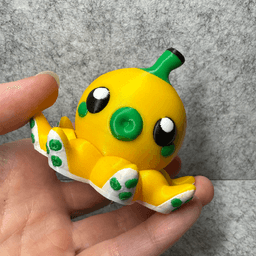 Octopus Banana Fidget Spinner 3d model