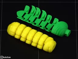 Flexible Corn keychain 3d model