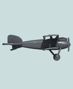1:144 Albatros D.II (Early) 3d model