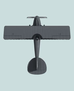1:144 Albatros D.II (Early) 3d model