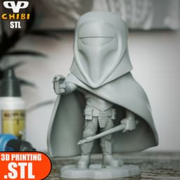 Imperial Guard Chibi STL for 3D Printing ChibiSTL 3DXM 3d model