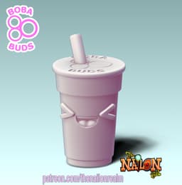BobaBud Kiku 3d model