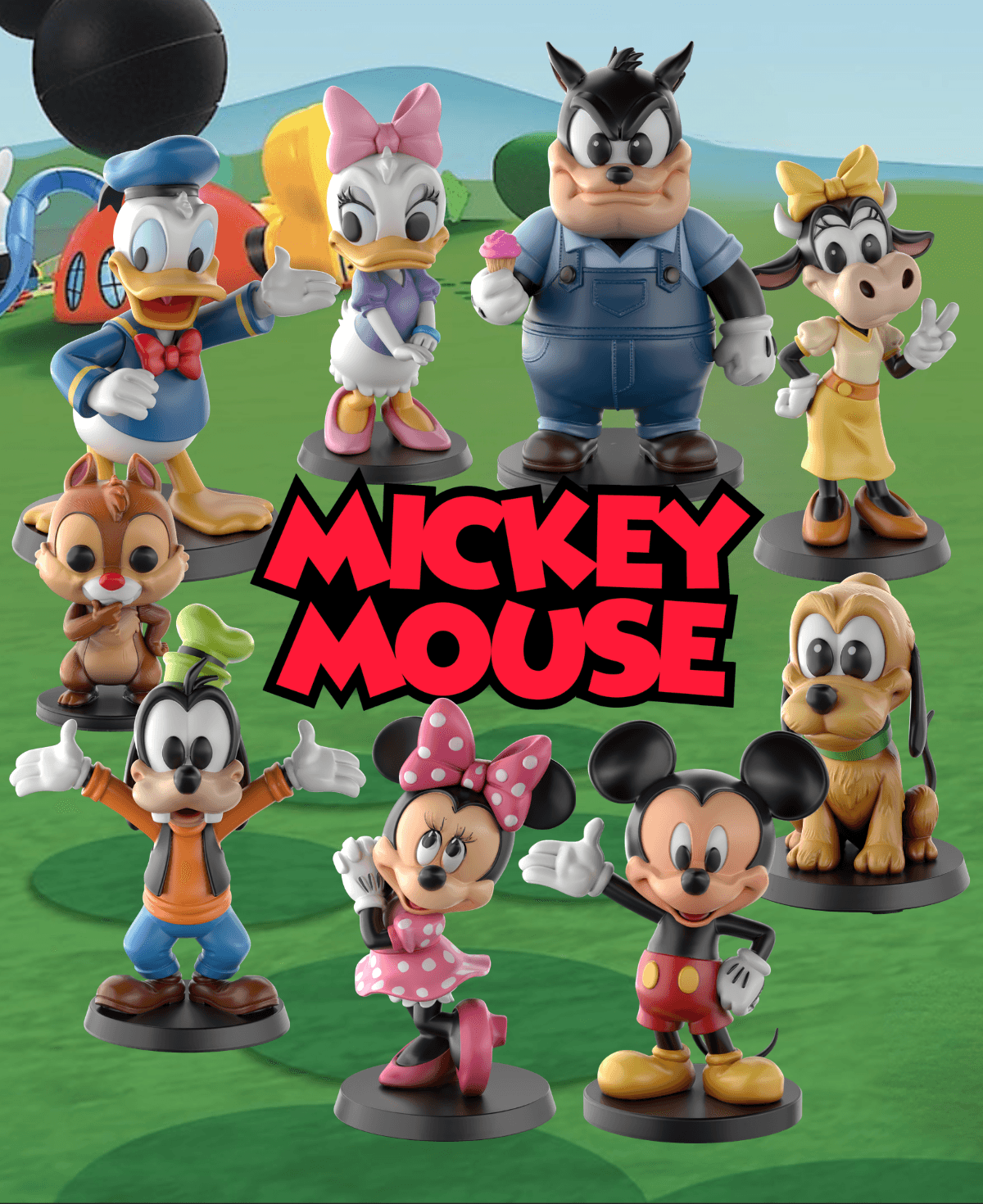 Mickey Mouse Character STL Files | Kids Cartoon 3D Print Collection 3d model