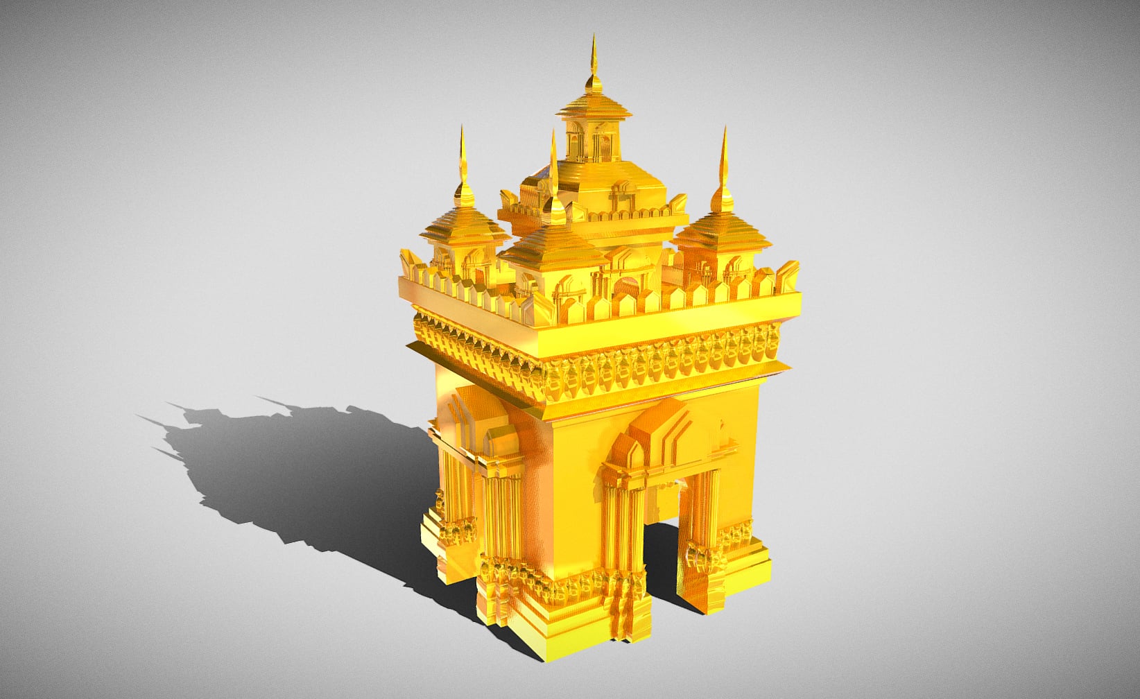 Patuxay Laos.stl 3d model
