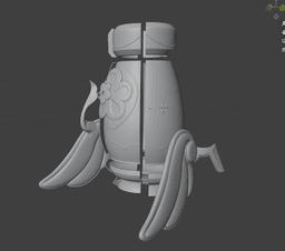 Tribbie rocket - honkai starrail 3d model