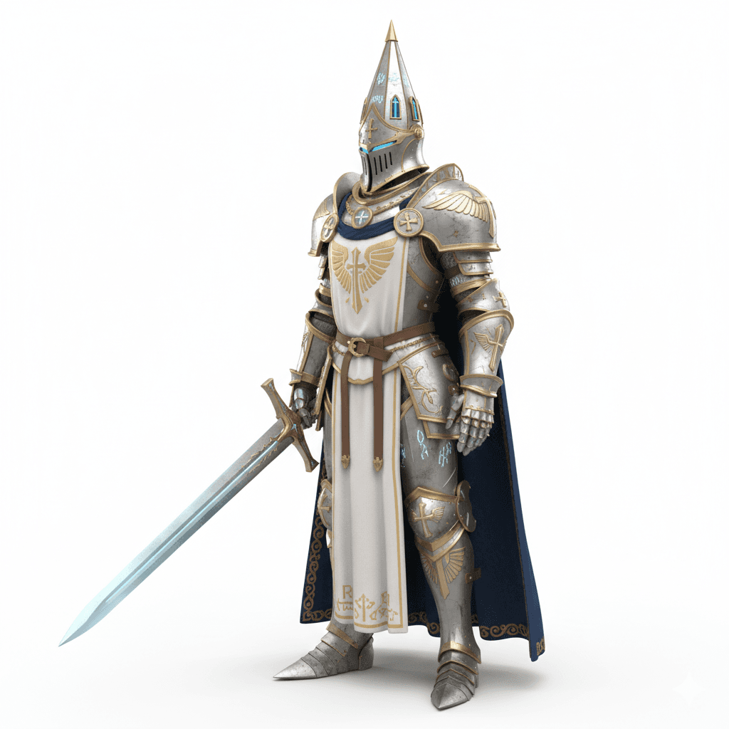 Chapel Guard Gothic Knight Warrior 3d model