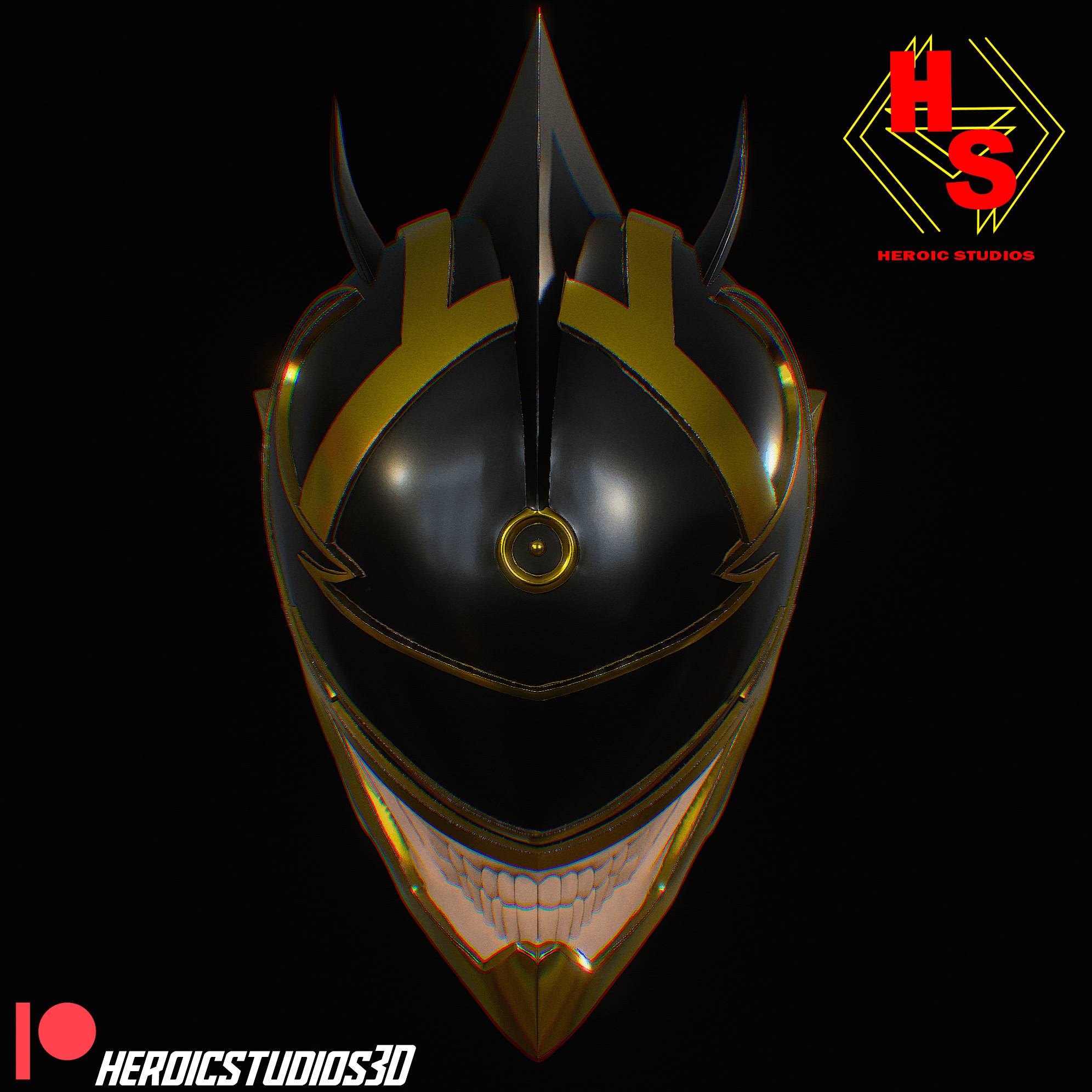 Black Death Ranger Helmet 3d model