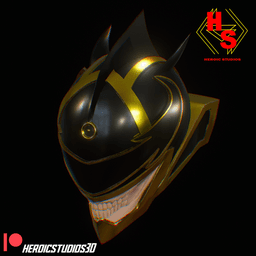 Black Death Ranger Helmet 3d model