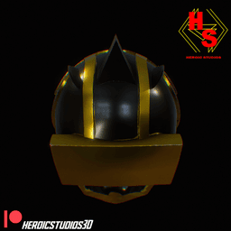Black Death Ranger Helmet 3d model