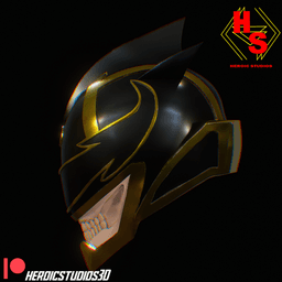 Black Death Ranger Helmet 3d model