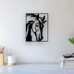 Horse Wall Art 3d model