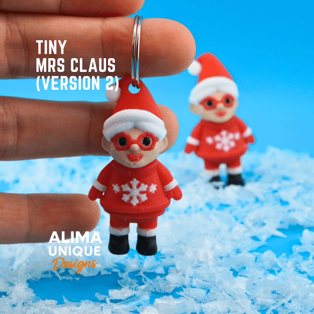 Tiny MRS Claus 3d model
