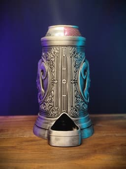 The Tiefling 12oz Can Cozy Dice Tower 3d model