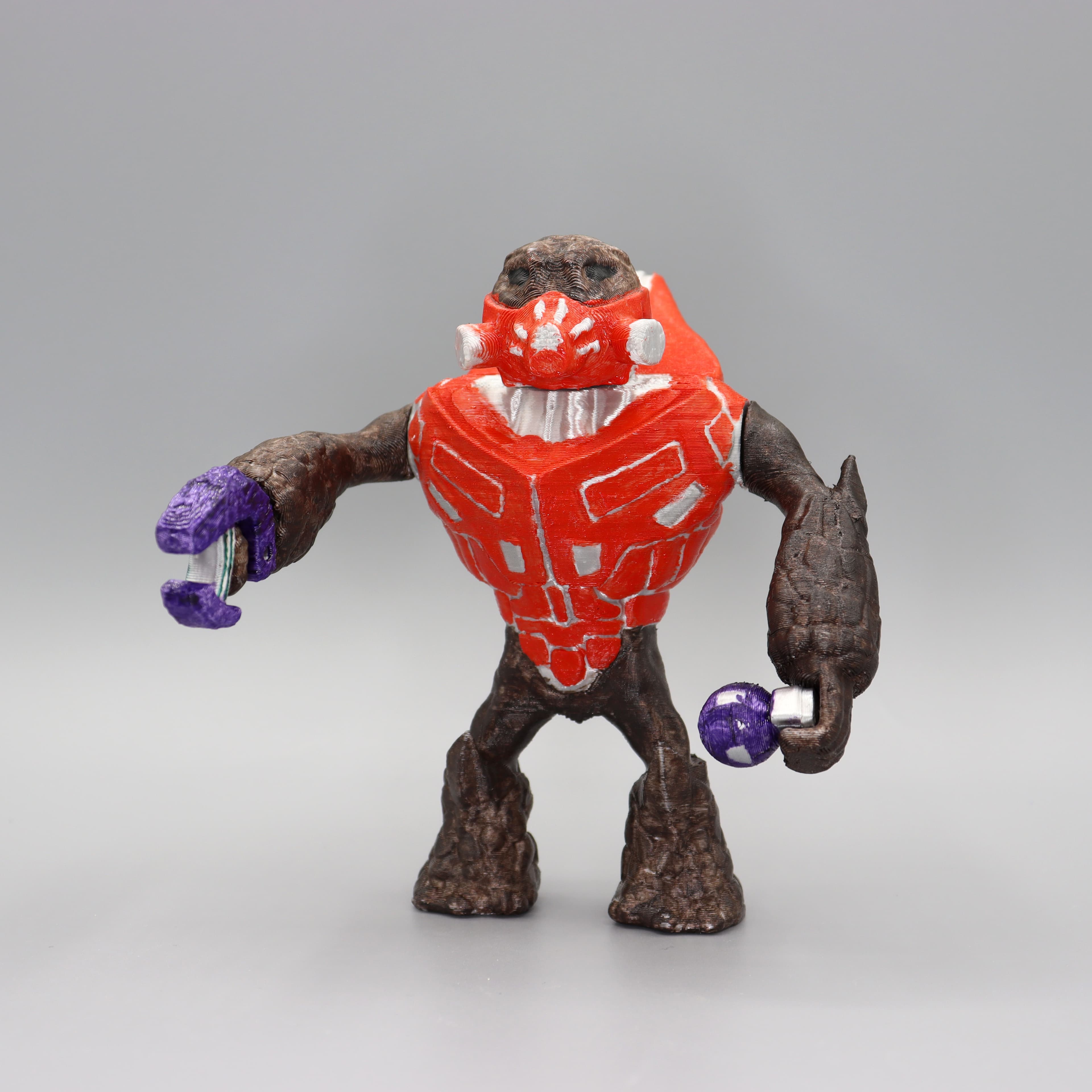 Grunt fully articulated 3d model